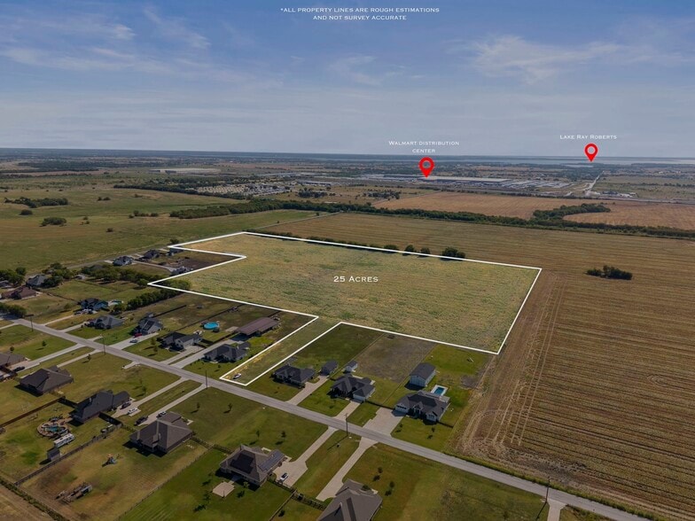 Lois Road West, Sanger, TX à vendre - Aérien – Image 1 sur 13