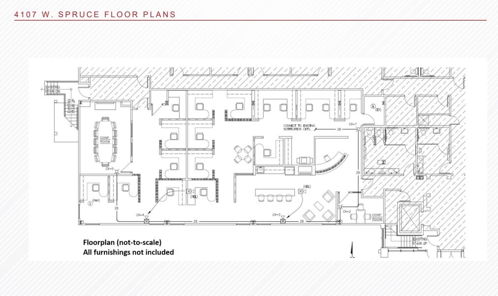 4107 W Spruce St, Tampa, FL à louer Plan d’étage– Image 1 sur 1