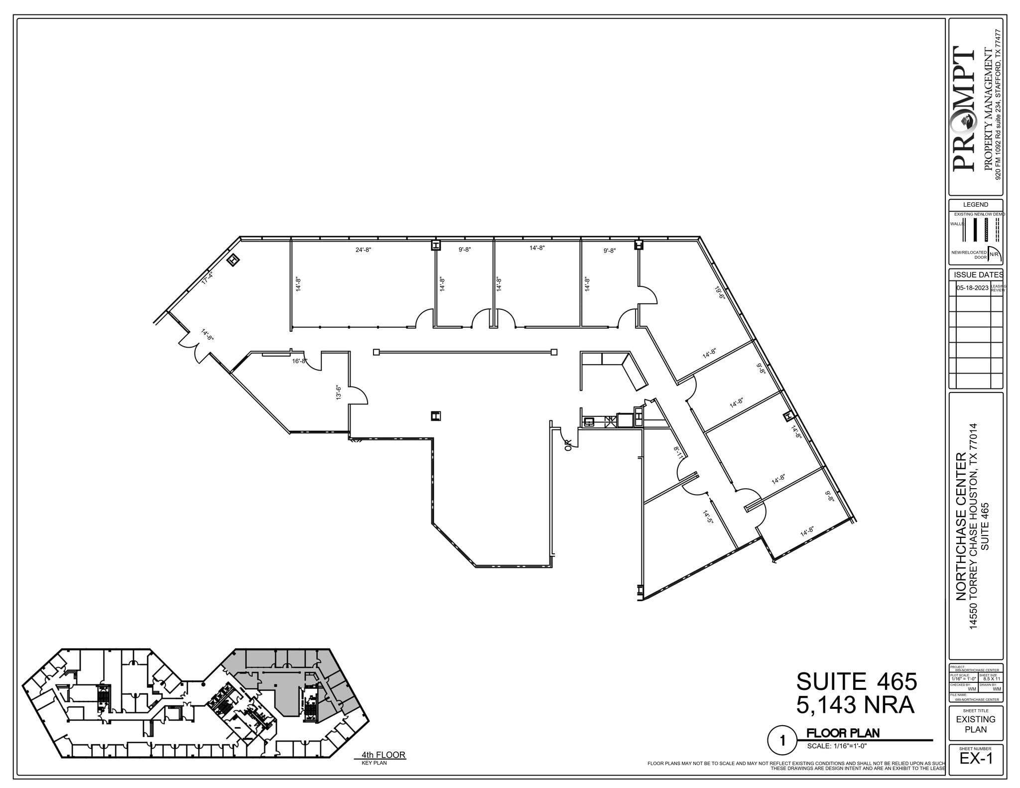 14550 Torrey Chase Blvd, Houston, TX à louer Plan de site– Image 1 sur 2