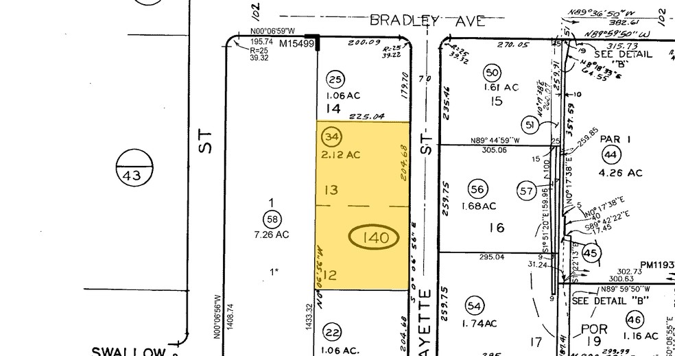 1452-1548 Fayette St, El Cajon, CA à louer - Plan cadastral – Image 3 sur 9