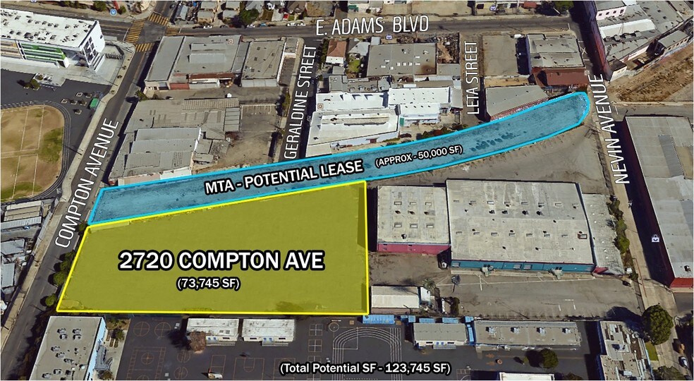 2720 Compton Ave, Los Angeles, CA à vendre - Aérien – Image 1 sur 18
