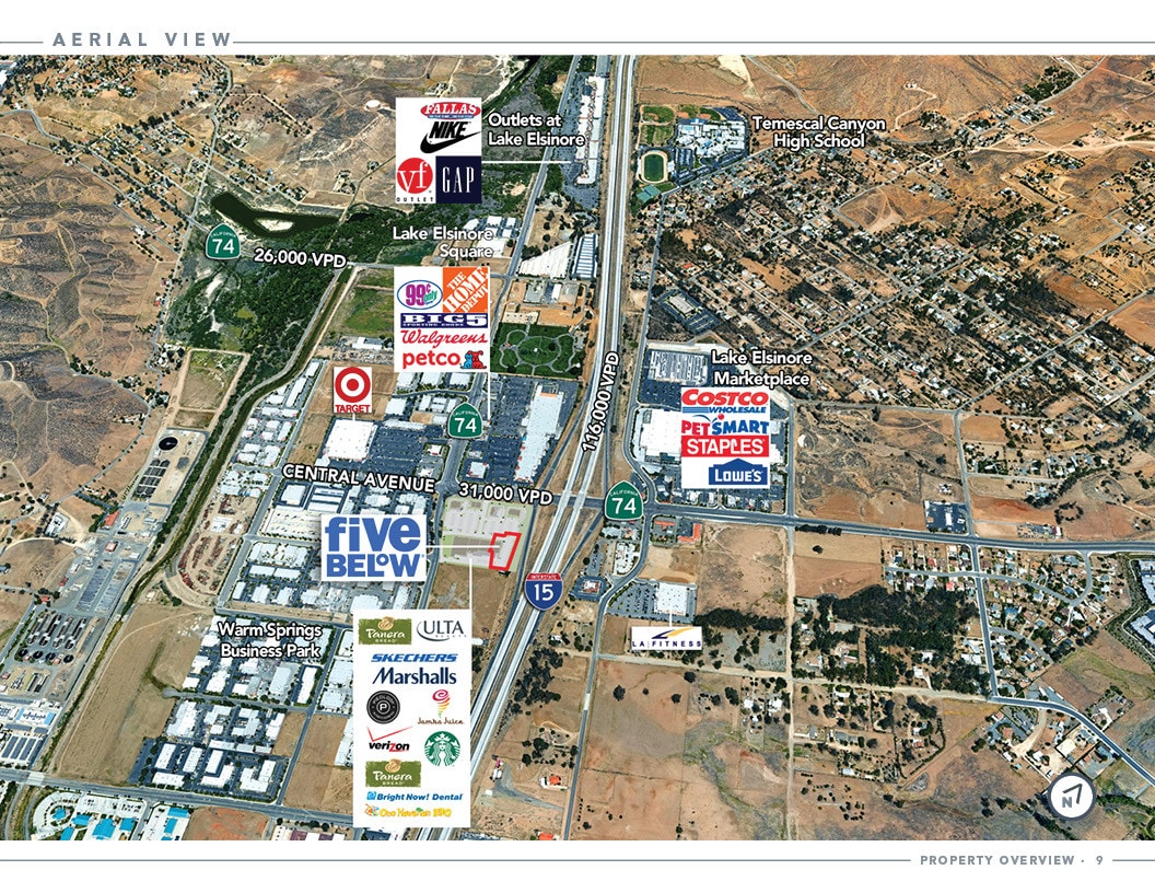 18438 Collier Ave, Lake Elsinore, CA à vendre Aérien– Image 1 sur 20