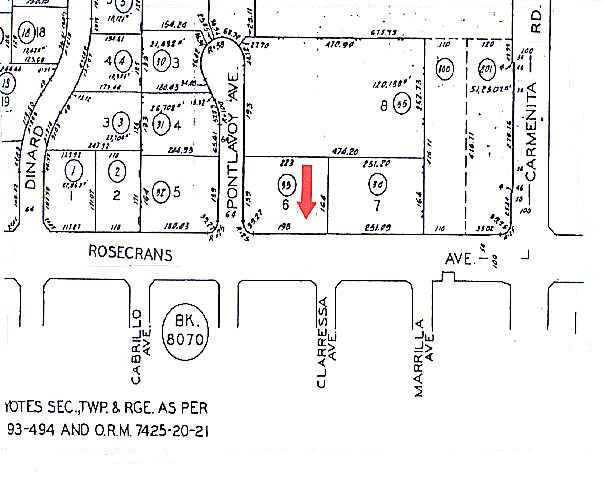 13231-13245 Rosecrans Ave, Santa Fe Springs, CA à louer - Plan cadastral – Image 2 sur 9