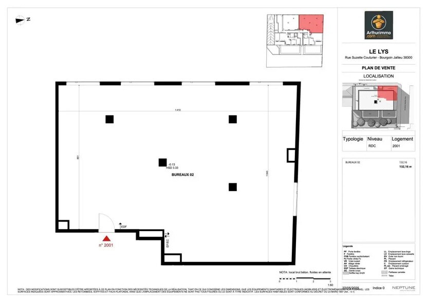 Local commercial dans Bourgoin-Jallieu à vendre - Plan d’étage – Image 1 sur 4