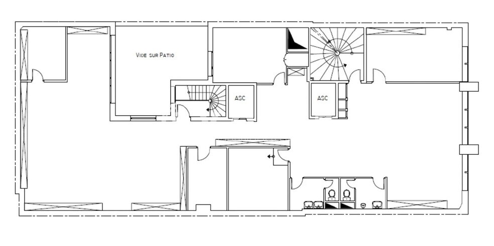 Bureau dans Levallois-Perret à louer - Plan d’étage – Image 3 sur 4