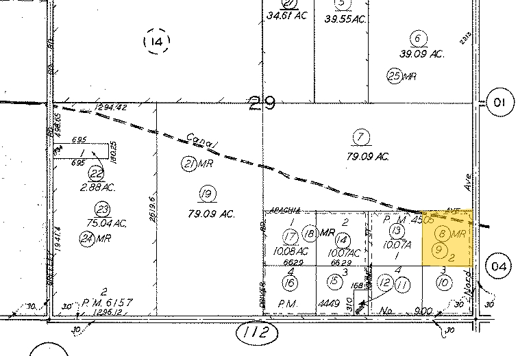 Nord Ave, Bakersfield, CA à vendre - Plan cadastral – Image 2 sur 2