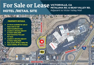 Plus de détails pour Mall Blvd, Victorville, CA - Terrain à louer