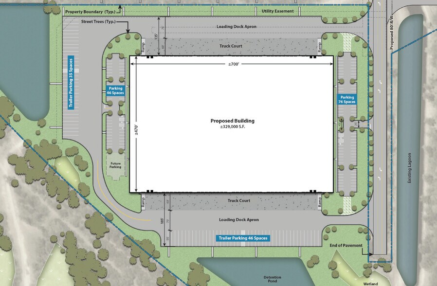 0 Riverport Pky, Hardeeville, SC à louer - Plan de site – Image 3 sur 11
