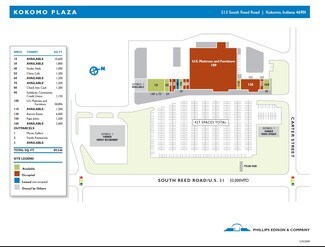 Plus de détails pour 501-631 S Reed Rd, Kokomo, IN - Local commercial à louer