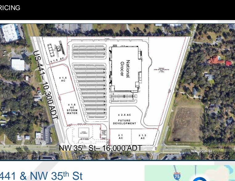 3850 Anthony rd, Ocala, FL à louer - Plan de site – Image 2 sur 2