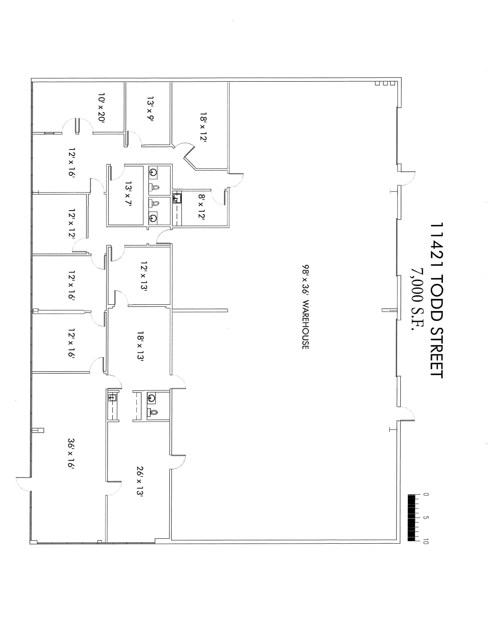 11437 Todd St, Houston, TX à louer Plan de site– Image 1 sur 1