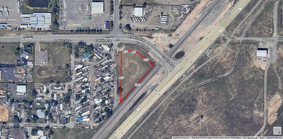 8770 Yosemite St, Commerce City, CO à vendre - Aérien – Image 2 sur 2