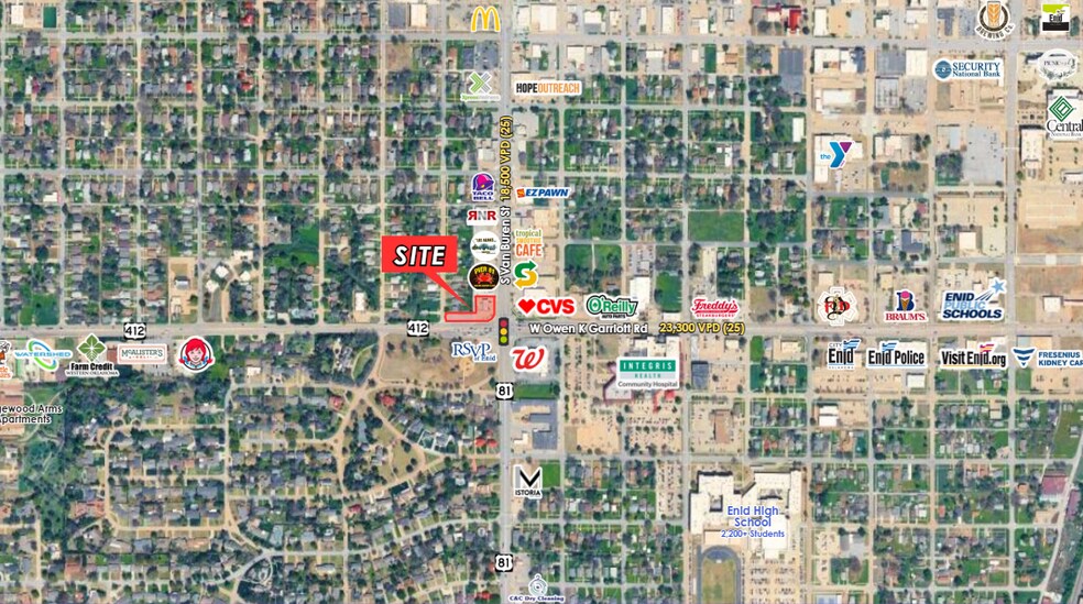 530 S Van Buren St, Enid, OK à louer - Photo de l’immeuble – Image 2 sur 2