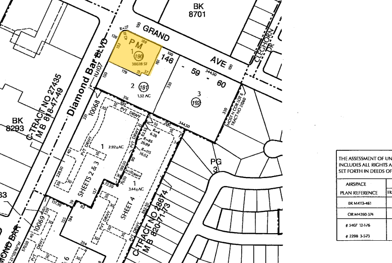 1200-1220 S Diamond Bar Blvd, Diamond Bar, CA à louer - Plan cadastral – Image 2 sur 7