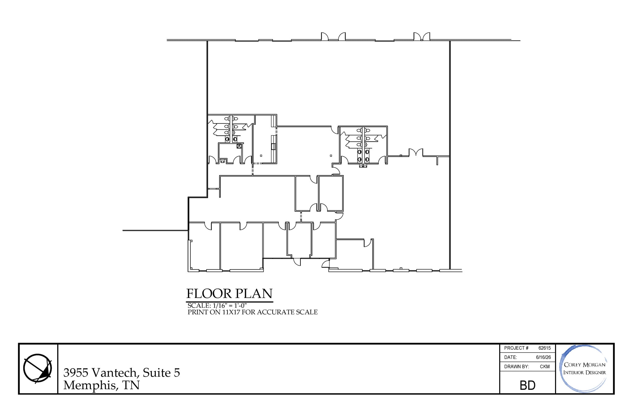 3930 Vantech Dr, Memphis, TN à louer Plan d’étage– Image 1 sur 2