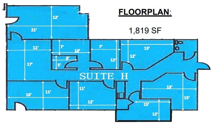 2196 Main St, Dunedin, FL à louer Plan d’étage– Image 1 sur 1