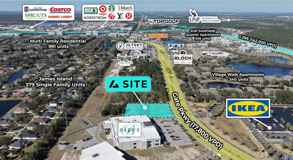 7746 Gate Pky, Jacksonville, FL à louer - Aérien – Image 3 sur 5