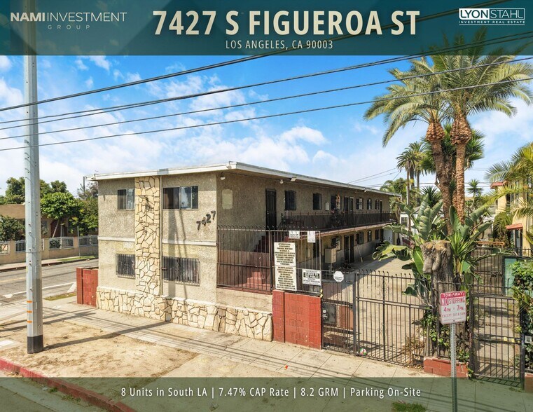7427 S Figueroa St, Los Angeles, CA à vendre - Photo de l’immeuble – Image 1 sur 23