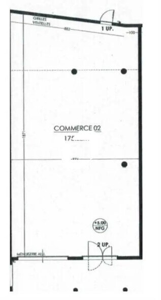 Local commercial dans Audenge à louer - Plan d’étage – Image 1 sur 1