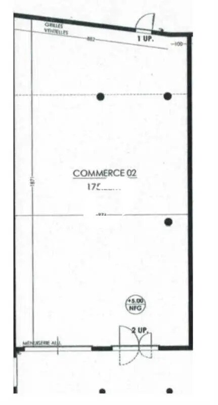 Local commercial dans Audenge à louer Plan d’étage– Image 1 sur 2
