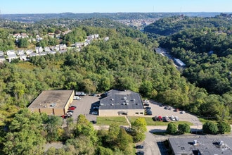 1020-1030 Alcon St, Pittsburgh, PA - VUE AÉRIENNE vue de carte