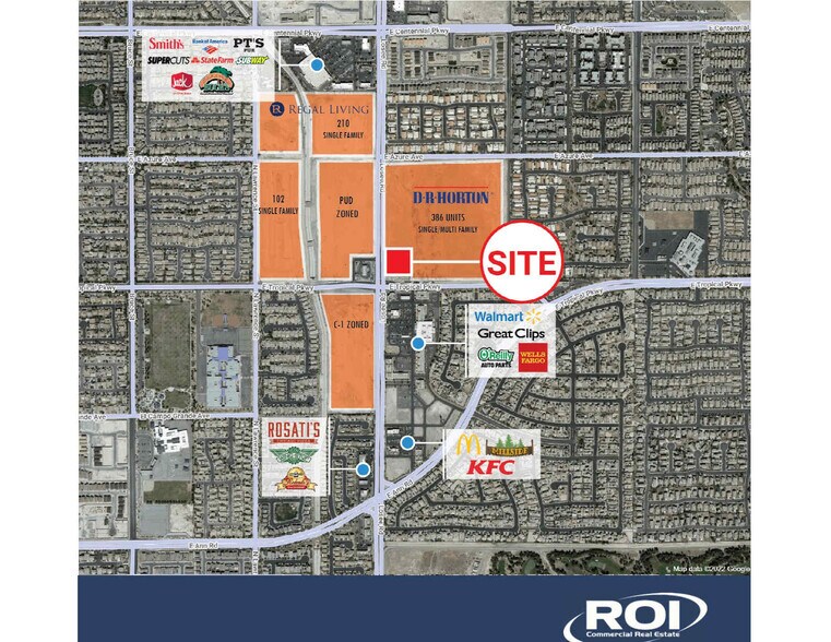 NEC Losee & Tropical Pky, North Las Vegas, NV à louer - Aérien – Image 2 sur 2