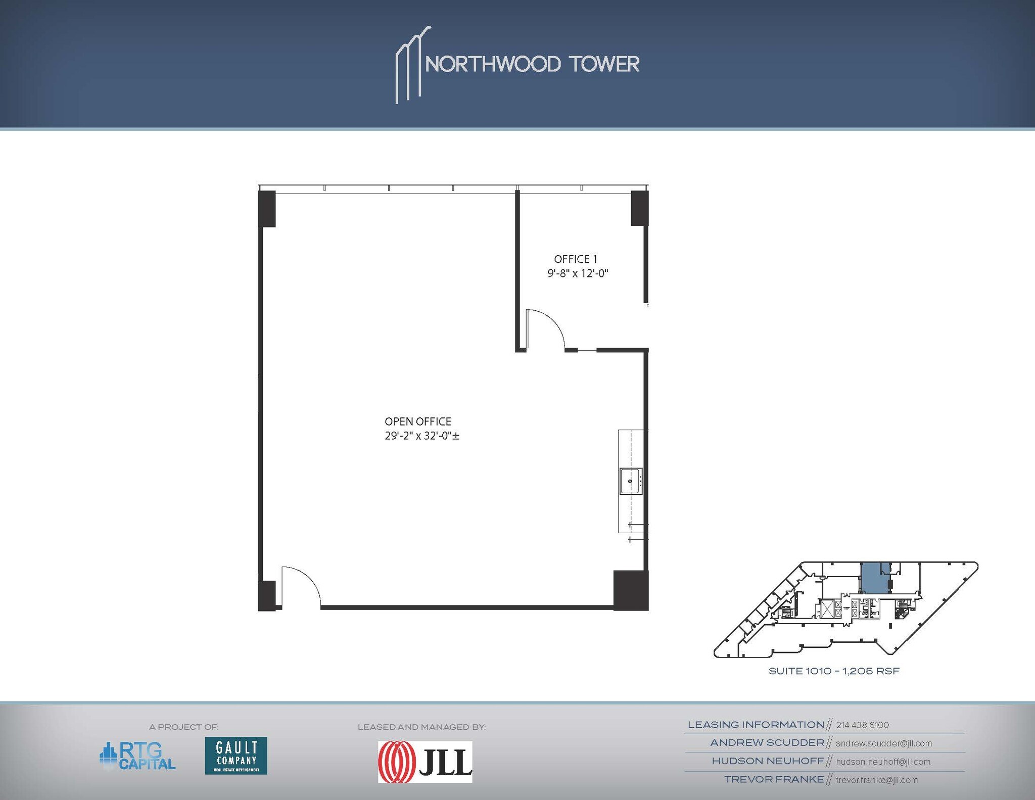 5757 Alpha Rd, Dallas, TX à louer Plan d’étage– Image 1 sur 1