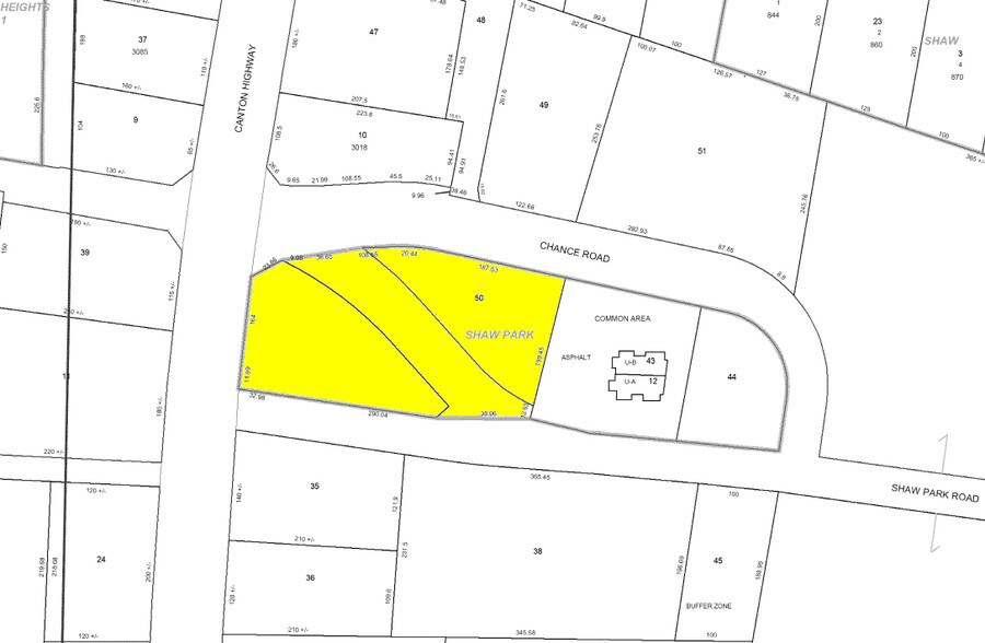 3020 Canton Rd, Marietta, GA à louer - Plan cadastral – Image 2 sur 3