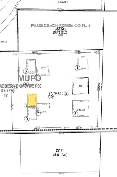 1047 S State Road 7, Wellington, FL à louer - Plan cadastral – Image 2 sur 3