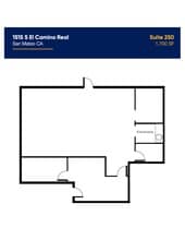 1515-1521 S El Camino Real, San Mateo, CA à louer Plan de site– Image 1 sur 1