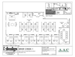 8020 Arco Corporate Dr, Raleigh, NC à louer Plan d’étage– Image 2 sur 2