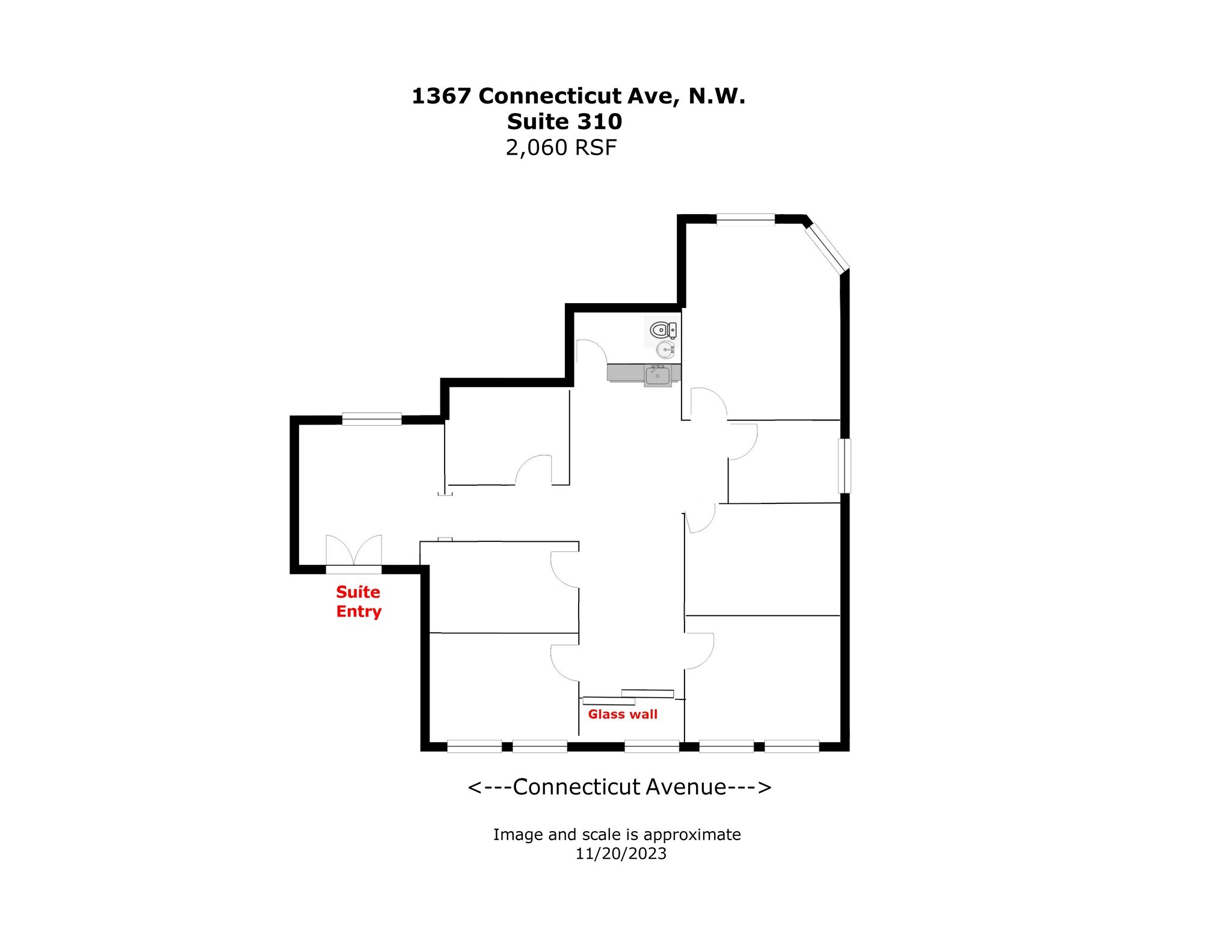 1363-1369 Connecticut Ave NW, Washington, DC à louer Plan de site– Image 1 sur 7