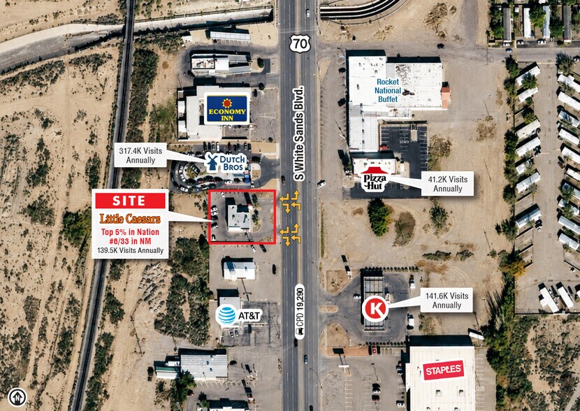 616 S White Sands Blvd, Alamogordo, NM à vendre - Photo de l’immeuble – Image 2 sur 4