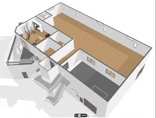 Local d’activités dans Vendargues à louer Plan d’étage– Image 1 sur 4