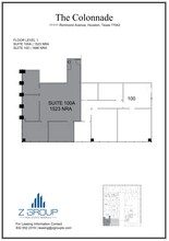 11111 Richmond Ave, Houston, TX à louer Plan de site– Image 1 sur 1