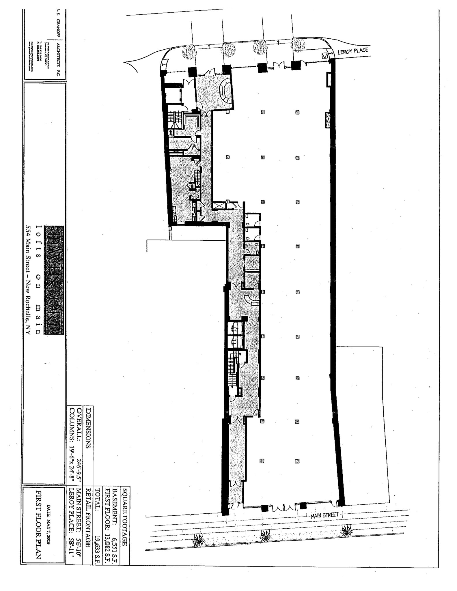 554 Main St, New Rochelle, NY à louer Plan de site– Image 1 sur 1