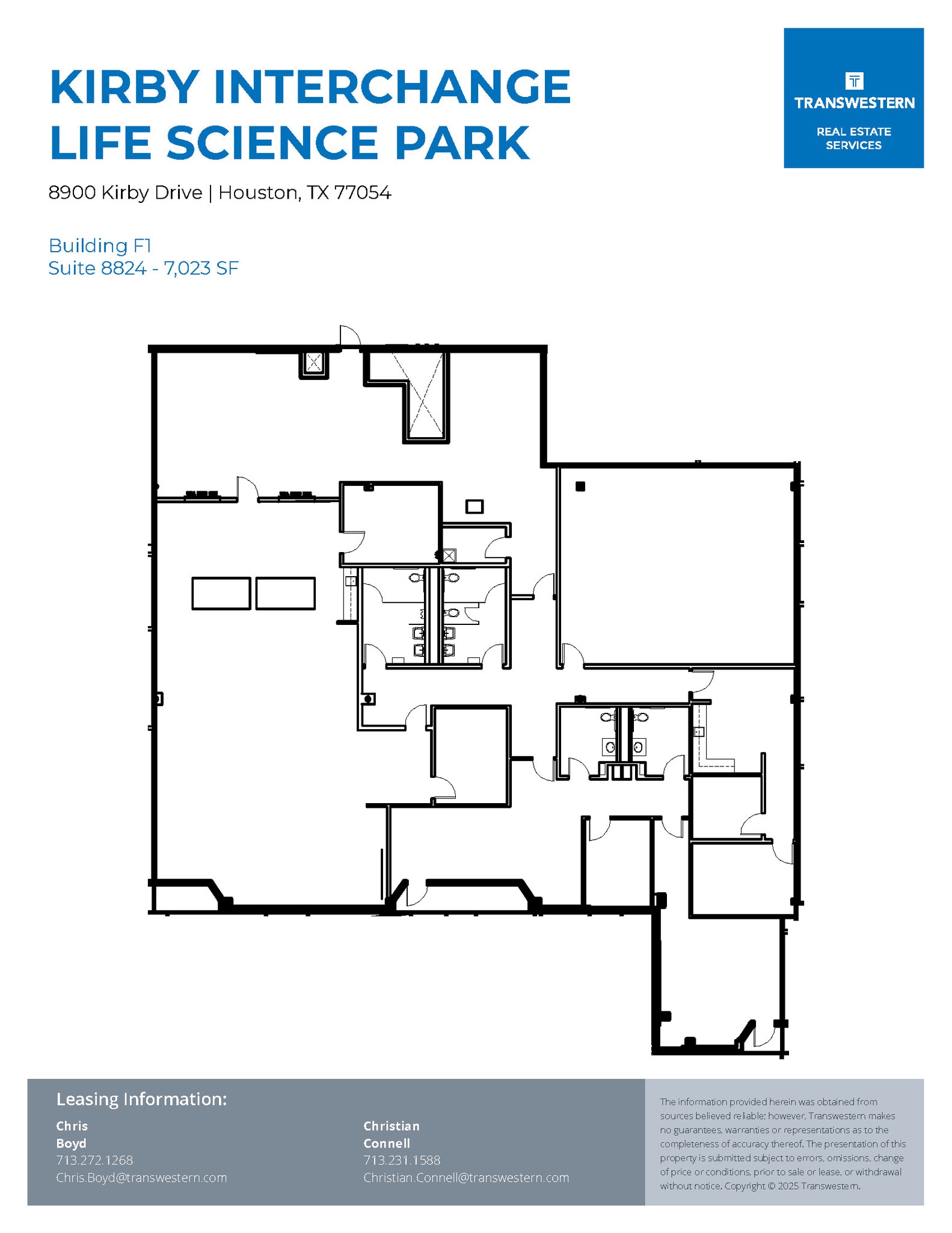8901-8933 Interchange Dr, Houston, TX à louer Plan d’étage– Image 1 sur 32