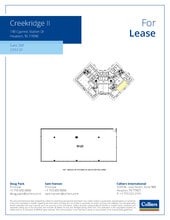 110-140 Cypress Station Dr, Houston, TX à louer Plan d’étage– Image 1 sur 1