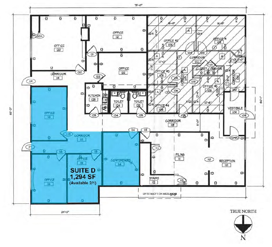 21620-21628 Midland Dr, Shawnee, KS à louer Plan d’étage– Image 1 sur 1
