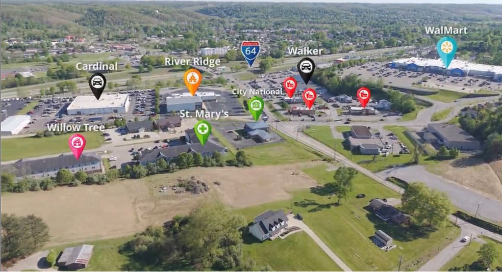 390 Hurricane Creek Rd, Hurricane, WV à vendre - Aérien – Image 3 sur 20