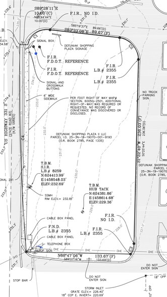 1045 S US Hwy 331, Defuniak Springs, FL à louer - Plan cadastral – Image 3 sur 3
