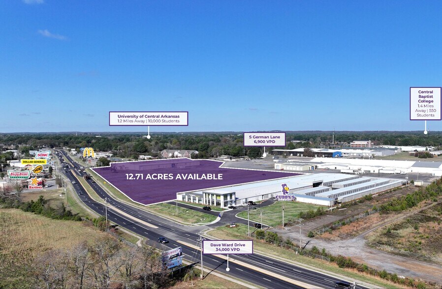 1150 Dave Ward Dr, Conway, AR à louer - Photo de l’immeuble – Image 1 sur 2