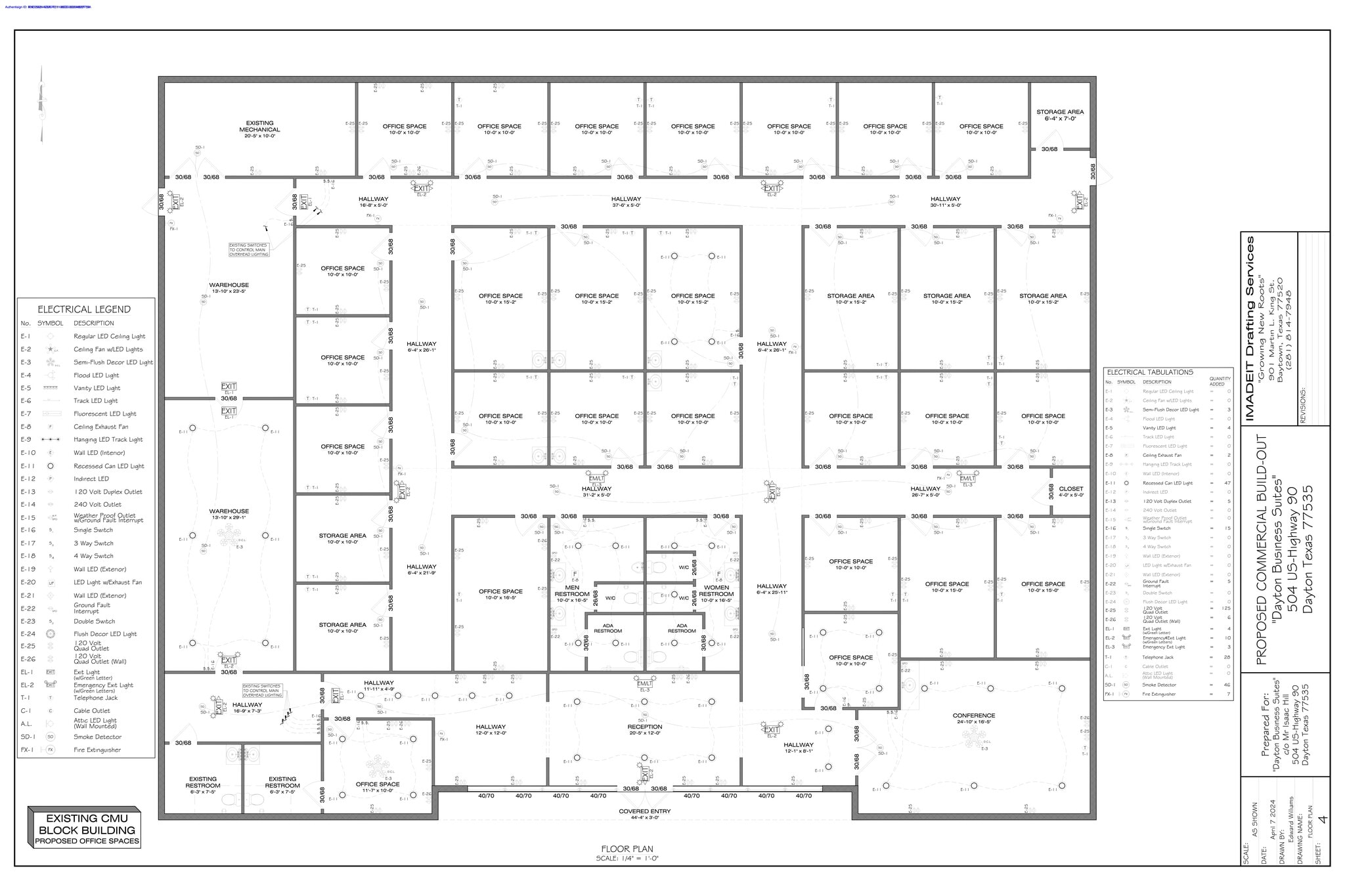 504 E Highway 90, Dayton, TX à louer Plan de site– Image 1 sur 1