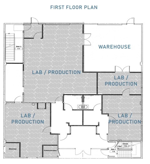 7542 Trade St, San Diego, CA à louer Plan d’étage– Image 1 sur 2