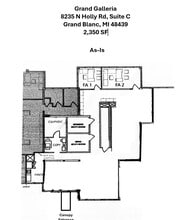 8235 N Holly Rd, Grand Blanc, MI à louer Plan d’étage– Image 1 sur 1