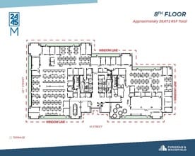 2445 M St NW, Washington, DC à louer Plan d’étage– Image 1 sur 7
