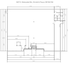 347 E Highland Dr, Oconto Falls, WI à vendre Plan d’étage– Image 1 sur 1