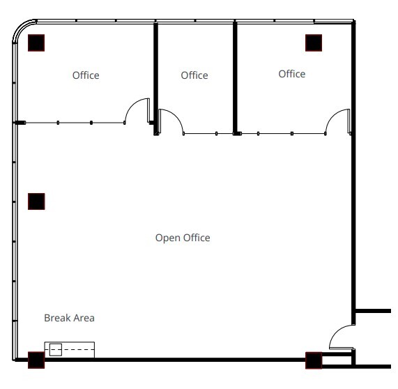 1800 Sutter St, Concord, CA à louer Plan d’étage– Image 1 sur 1