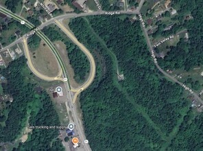 Ridge, Jefferson Hills, PA - Vue aérienne vue de carte - Image1