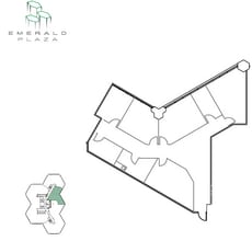 402 W Broadway, San Diego, CA à louer Plan d’étage– Image 1 sur 1